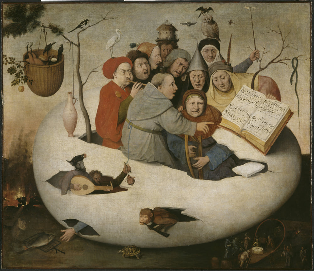 Иероним Босх, «Концерт в яйце», Palais des Beaux-Arts