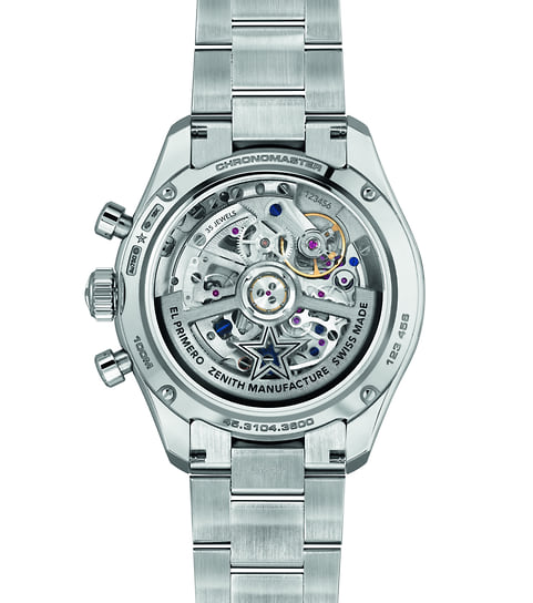 Внутренняя сторона часов Zenith Chronomaster Sport Rainbow 