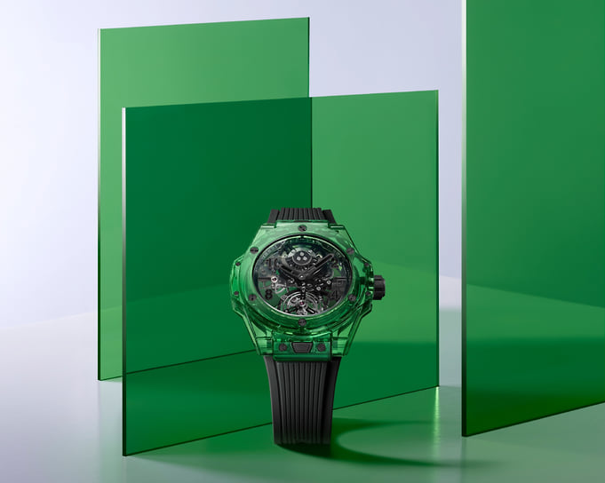 Часы Hublot Big Bang Tourbillon Automatic Green SAXEM 