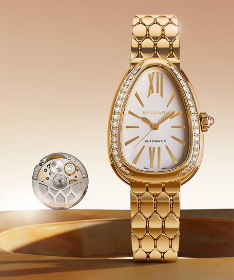 Механизм BVS100 Lady Solotempo и оснащенные им часы Bvlgari Serpenti Seduttori Automatic