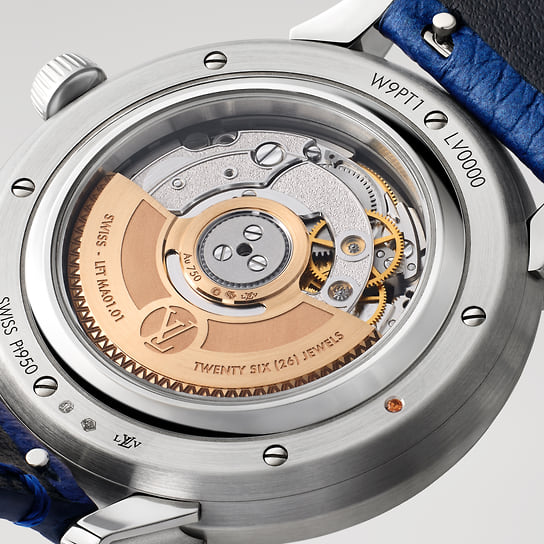 Внутренняя сторона часов Louis Vuitton Tambour Convergence 