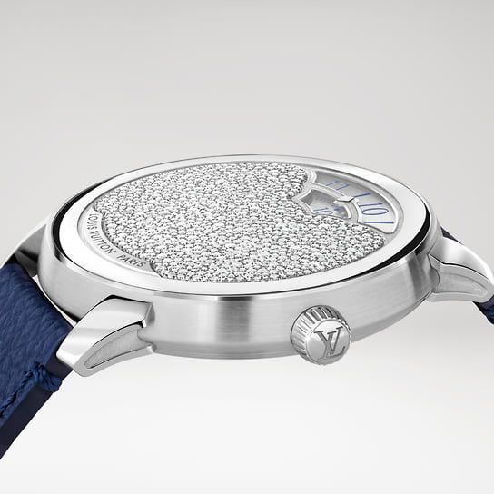 Платиновые часы Louis Vuitton Tambour Convergence 