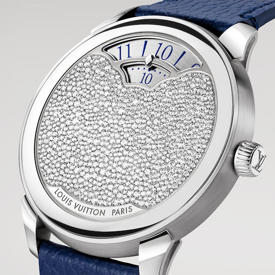 Платиновые часы Louis Vuitton Tambour Convergence 