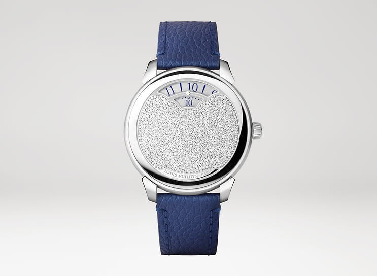 Платиновые часы Louis Vuitton Tambour Convergence 