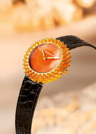 Часы Gerald Genta Gentissima Oursin Fire Opal 