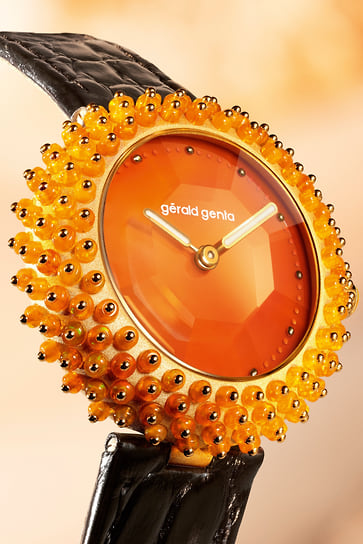 Часы Gerald Genta Gentissima Oursin Fire Opal 