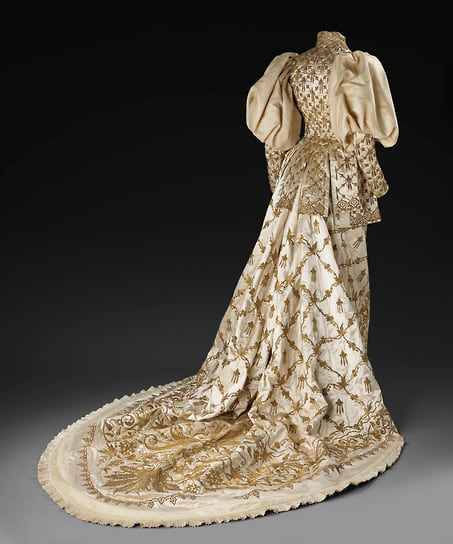 Свадебный костюм, 1880 год 