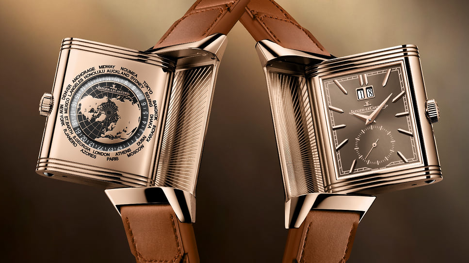 Часы Jaeger-LeCoultre Reverso Tribute Geographic Rose Gold