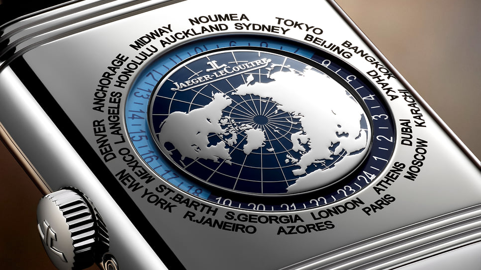 Внутренняя сторона часов Jaeger-LeCoultre Reverso Tribute Geographic