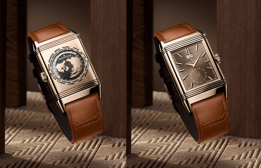 Часы Jaeger-LeCoultre Reverso Tribute Geographic Rose Gold