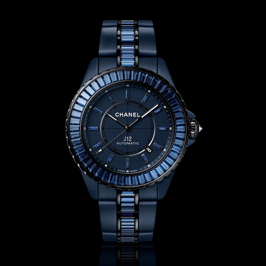 Часы Chanel J12 Bleu 42 mm Sapphires
