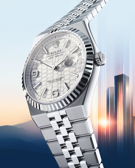 Часы Rolex Oyster Perpetual Land-Dweller White Rolesor