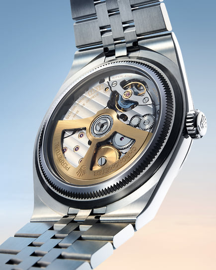 Внутренняя сторона часов Rolex Oyster Perpetual Land-Dweller