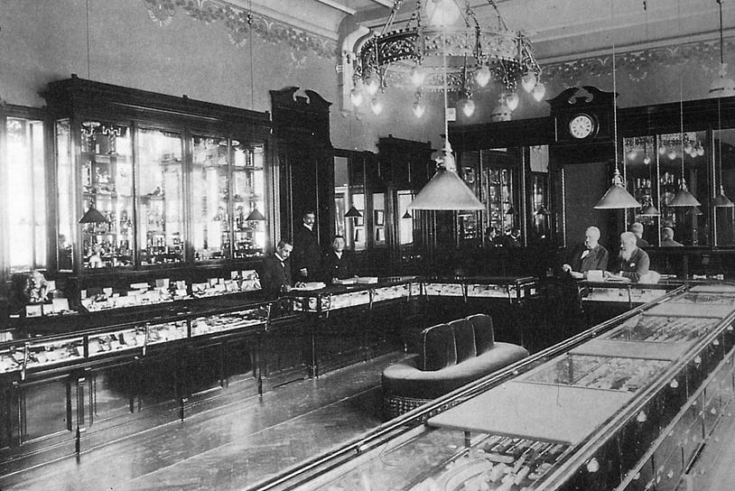 Магазин Карла Фаберже в Санкт-Петербурге, 1919 год 