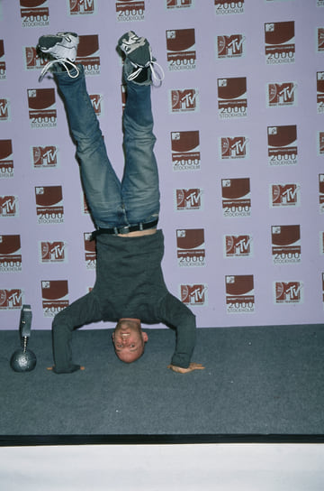 Моби на церемонии MTV EMA, ноябрь 2000