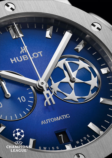 Часы Hublot Classic Fusion Chronograph UEFA Champions League Titanium 