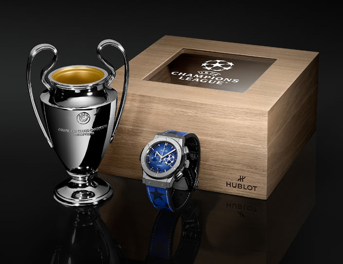 Часы Hublot Classic Fusion Chronograph UEFA Champions League Titanium 