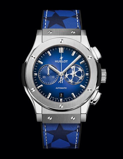 Часы Hublot Classic Fusion Chronograph UEFA Champions League Titanium 