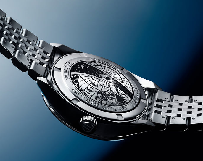 Внутренняя сторона часов TAG Heuer Carrera Astronomer 