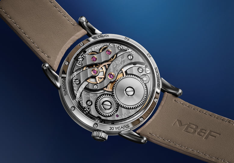 Внутренняя сторона часов MB&F LM101 Longhorn 