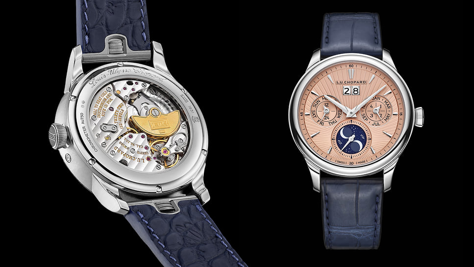 Chopard L. U. C Lunar One (номинация «Мужские сложные часы»): автоматический механизм с вечным календарем; корпус 40,5 м — белое золото; цена — 82 тыс.