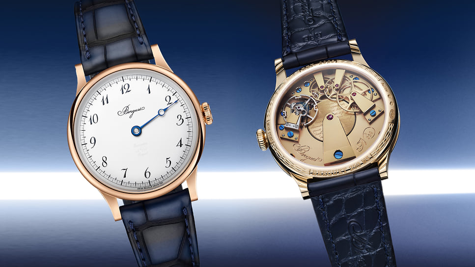 Главный приз Aiguille d’Or («Золотая стрелка»): Breguet Classique Souscription 2025 ref. 2025BH/28/9W6, однострелочники с механизмом с ручным заводом и запасом хода 96 часов; корпус 40 мм — розовое золото; цена — 45 тыс. (здесь и далее — в швейцарских франках) 