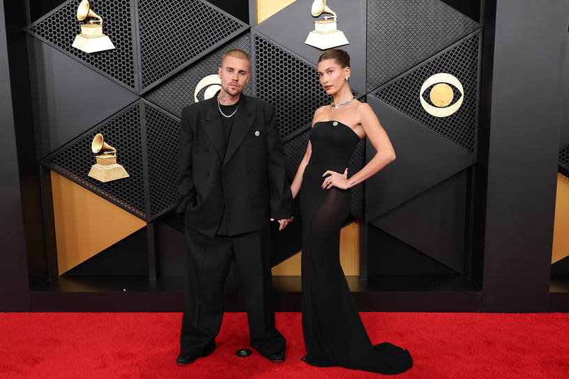 Джастин Бибер в Balenciaga и Хейли Бибер в Alaia