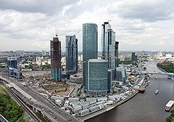 На пустыре вырос ММДЦ «Москва-Сити»