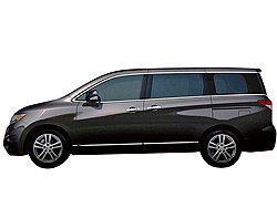 Nissan Quest — настоящий дом на колесах: если сложить два задних ряда кресел, получится ровный пол длиной 260 см, а при разложенных сиденьях по салону можно ходить, почти не нагибаясь