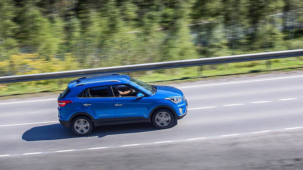 Самая динамичная Creta — с двухлитровым мотором и автоматом, в ней чувствуешь себя уверенно не только в городе, но и на скоростном шоссе 