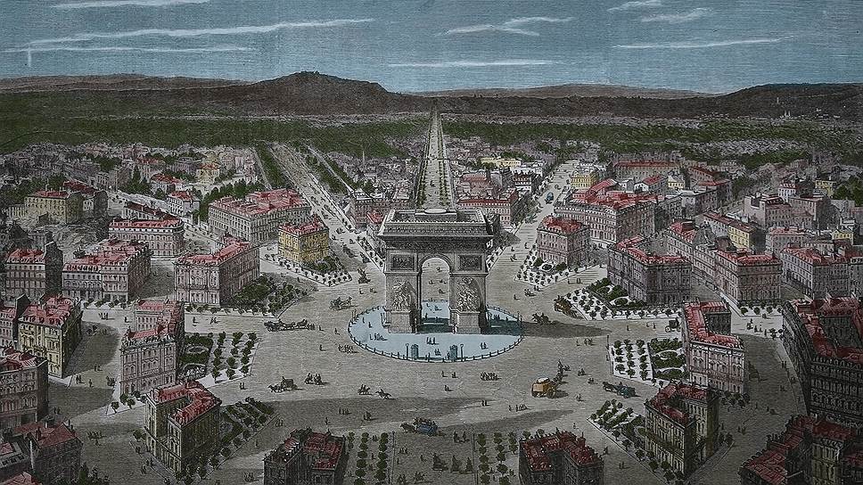 Париж до середины XIX века был типичным средневековым городом, в котором улицы проложены &laquo;ослиными тропами.&raqo;