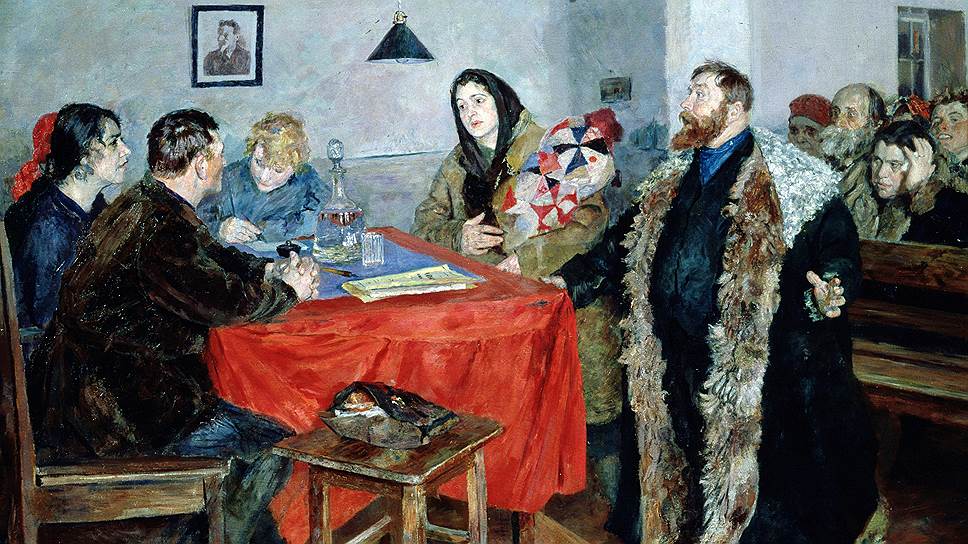 Одним из формальных обоснований раскулачивания зажиточных крестьян была необходимость взыскания долгов