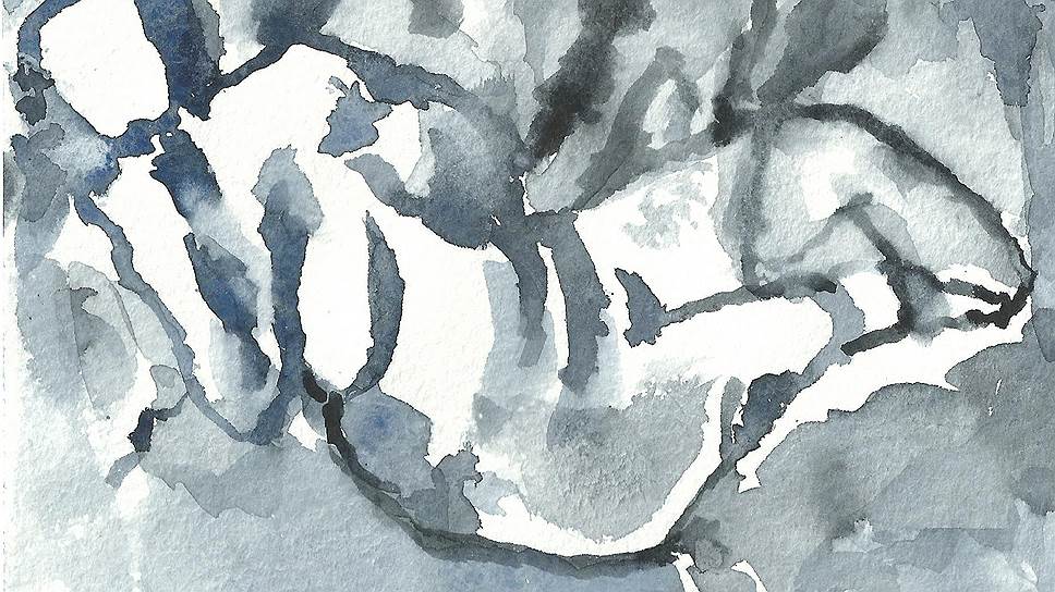 Глиняный барельеф "Венеры" &mdash; грот Ля Магделен (Франция). Ок. 20 тыс. лет до н. э.  