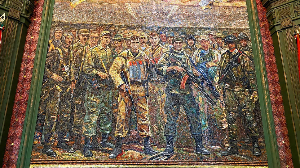 Участники боевых действий. Мозаика Верхнего храма» 
