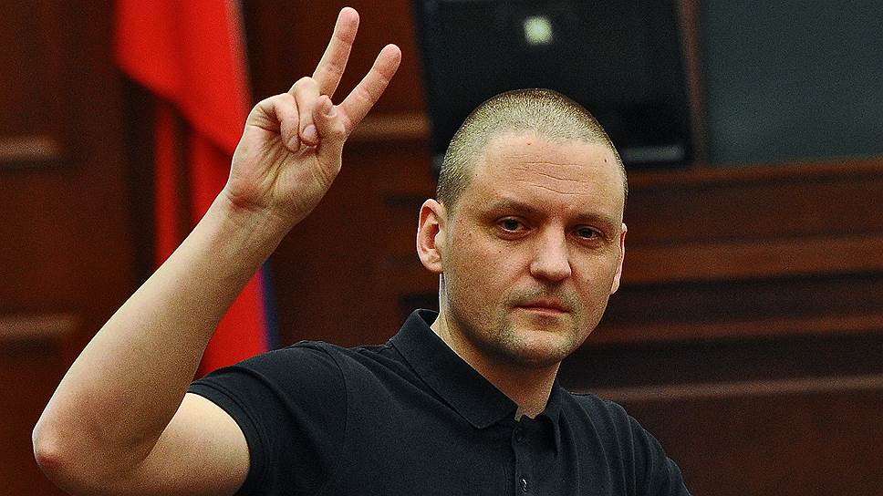 Оппозиционер Сергей Удальцов 