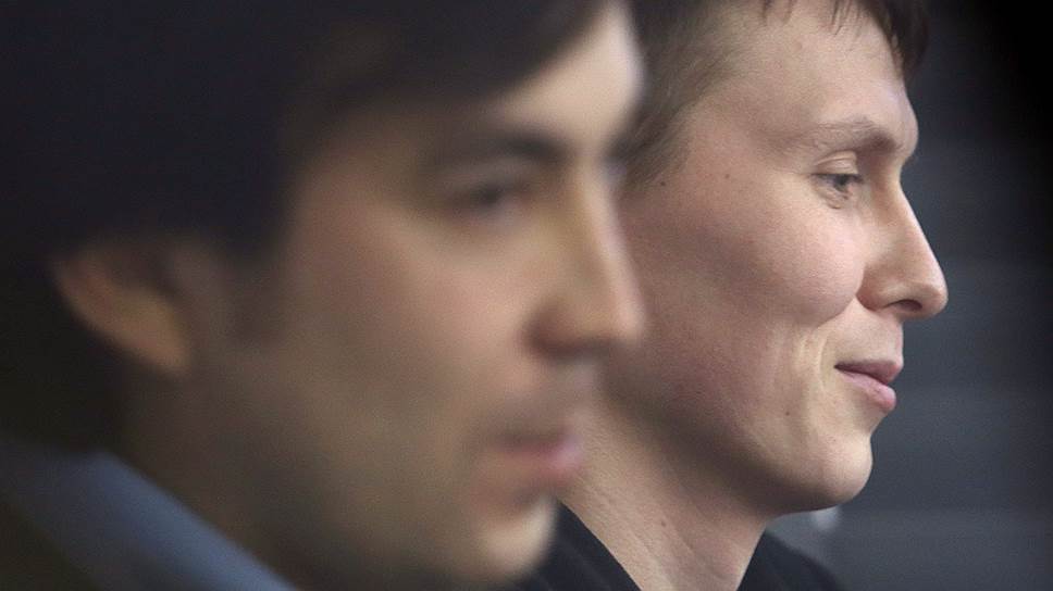 Россияне Евгений Ерофеев (слева) и Александр Александров (справа)