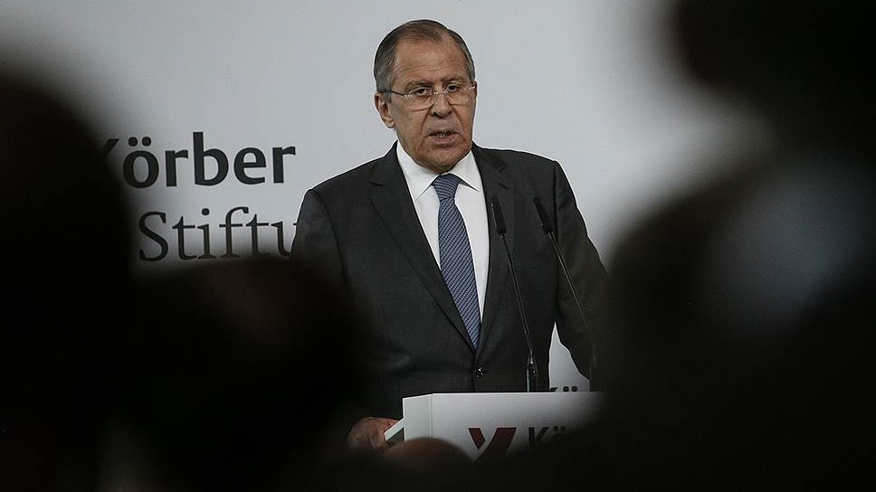 Министр иностранных дел России Сергей Лавров