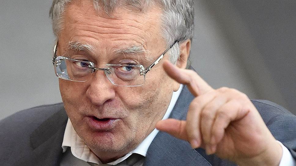 Кандидат в президенты России Владимир Жириновский 