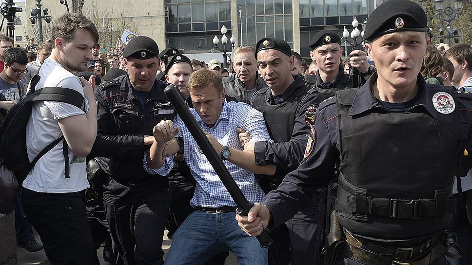 Задержание Алексея Навального