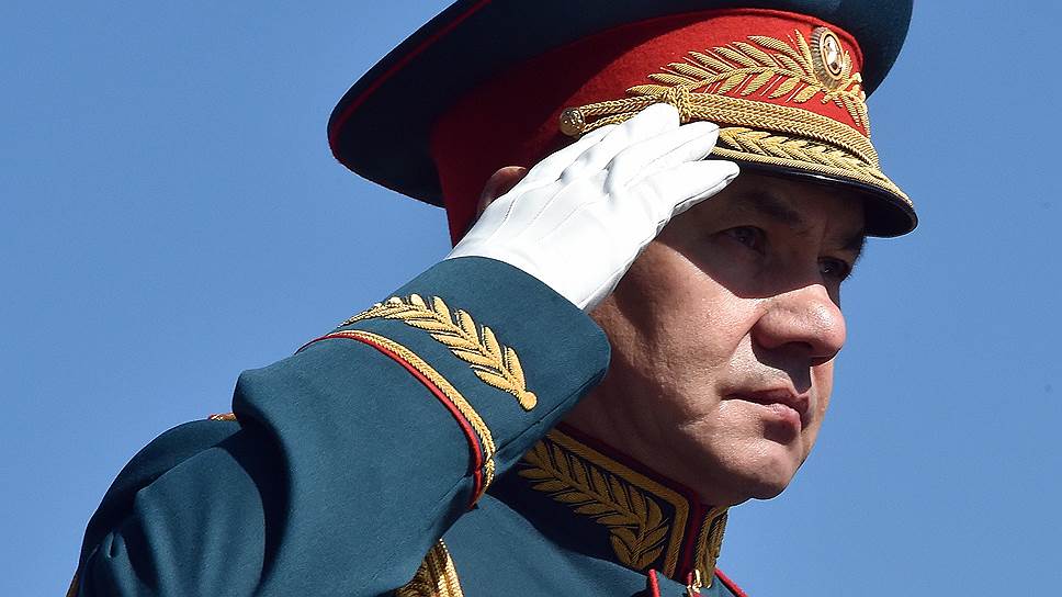 Министр оборны Сергей Шойгу 