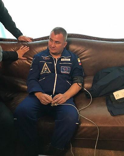 Российский космонавт Алексей Овчинин 