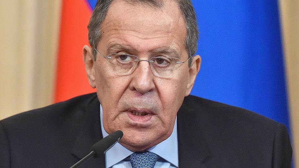 Министр иностранных дел России Сергей Лавров