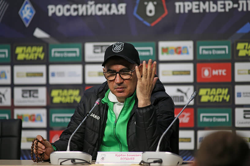 Бывший главный тренер казанского футбольного клуба «Рубин» Курбан Бердыев