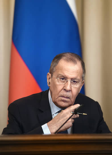 Министр иностранных дел России Сергей Лавров 