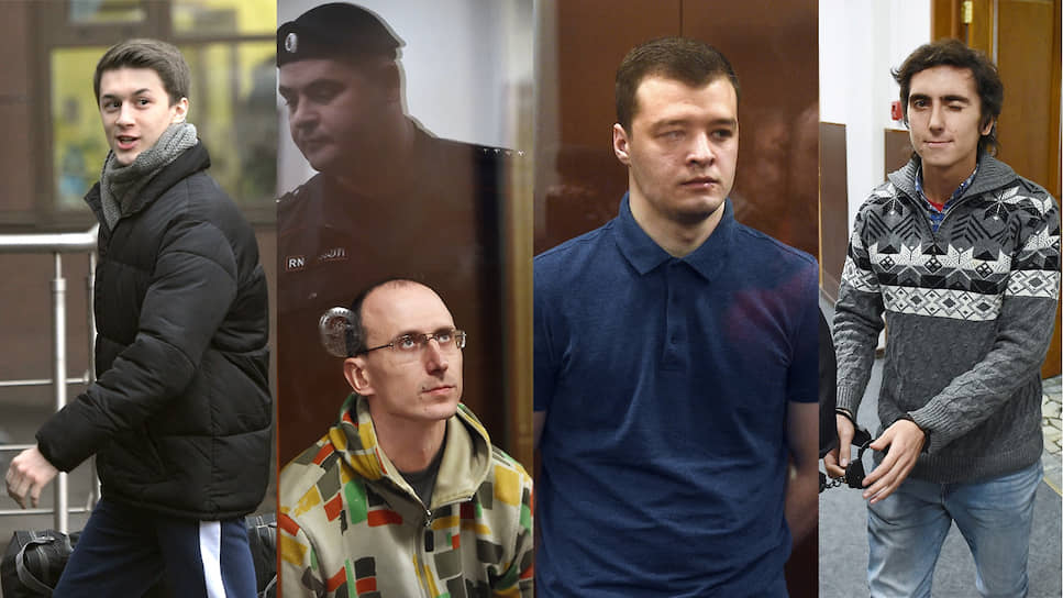 Слева направо: Егор Жуков, Павел Новиков, Никита Чирцов, Владимир Емельянов