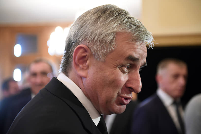 Президент Абхазии Рауль Хаджимба 