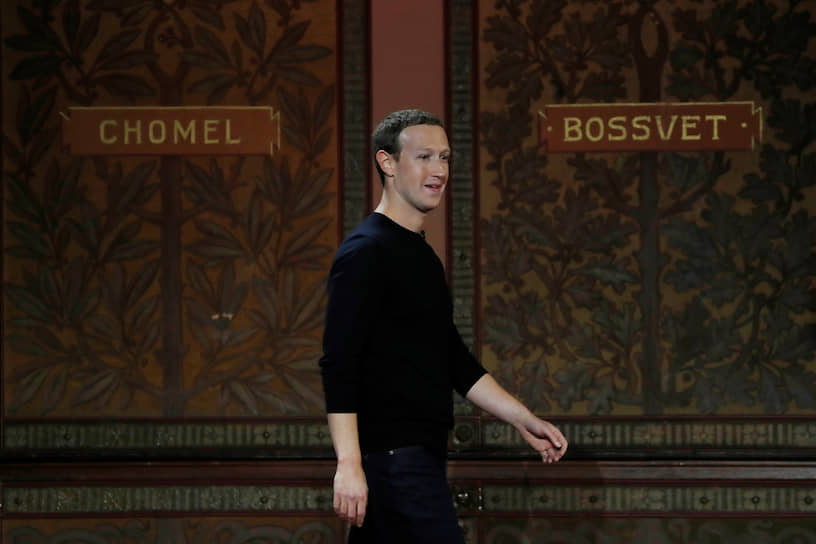 Основатель Facebook Марк Цукерберг 