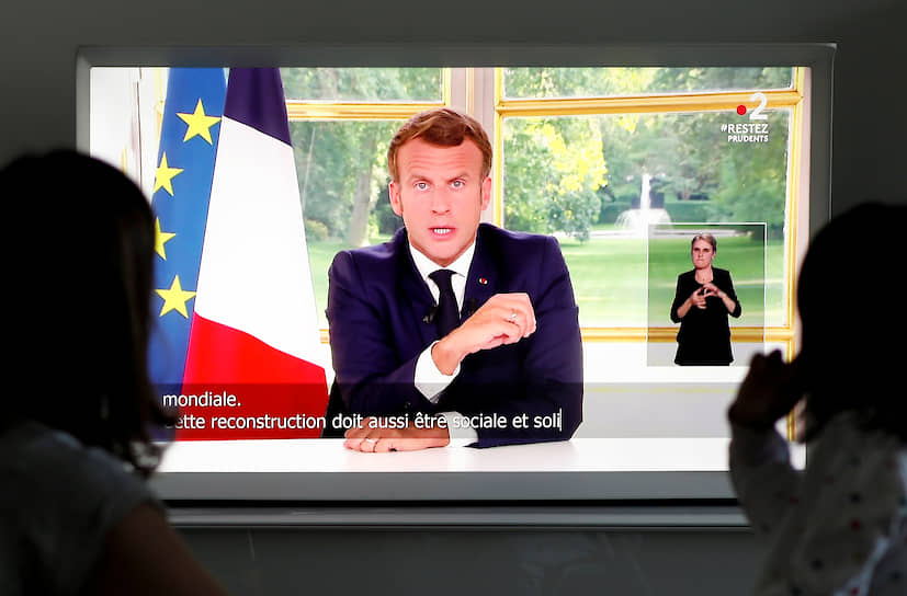 Президент Франции Эмманюэль Макрон 