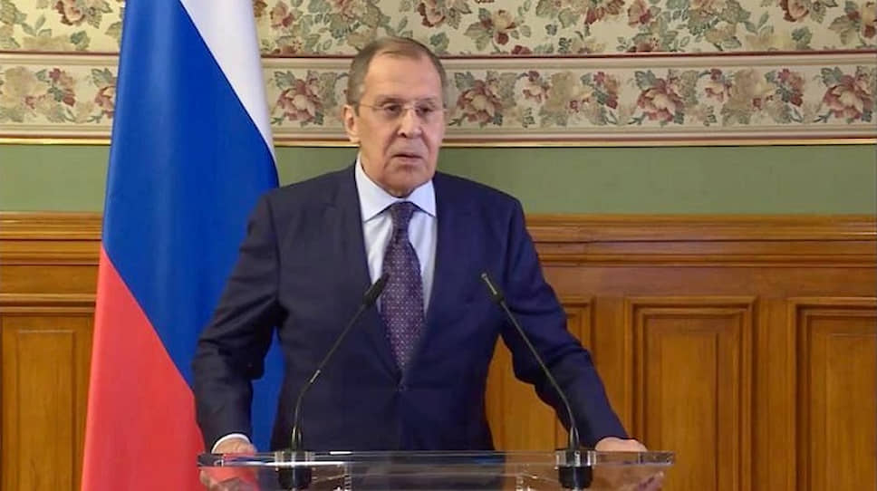 Министр иностранных дел России Сергей Лавров