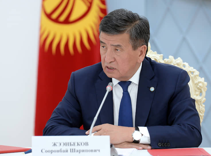 Президент Киргизии Сооронбай Жээнбеков 